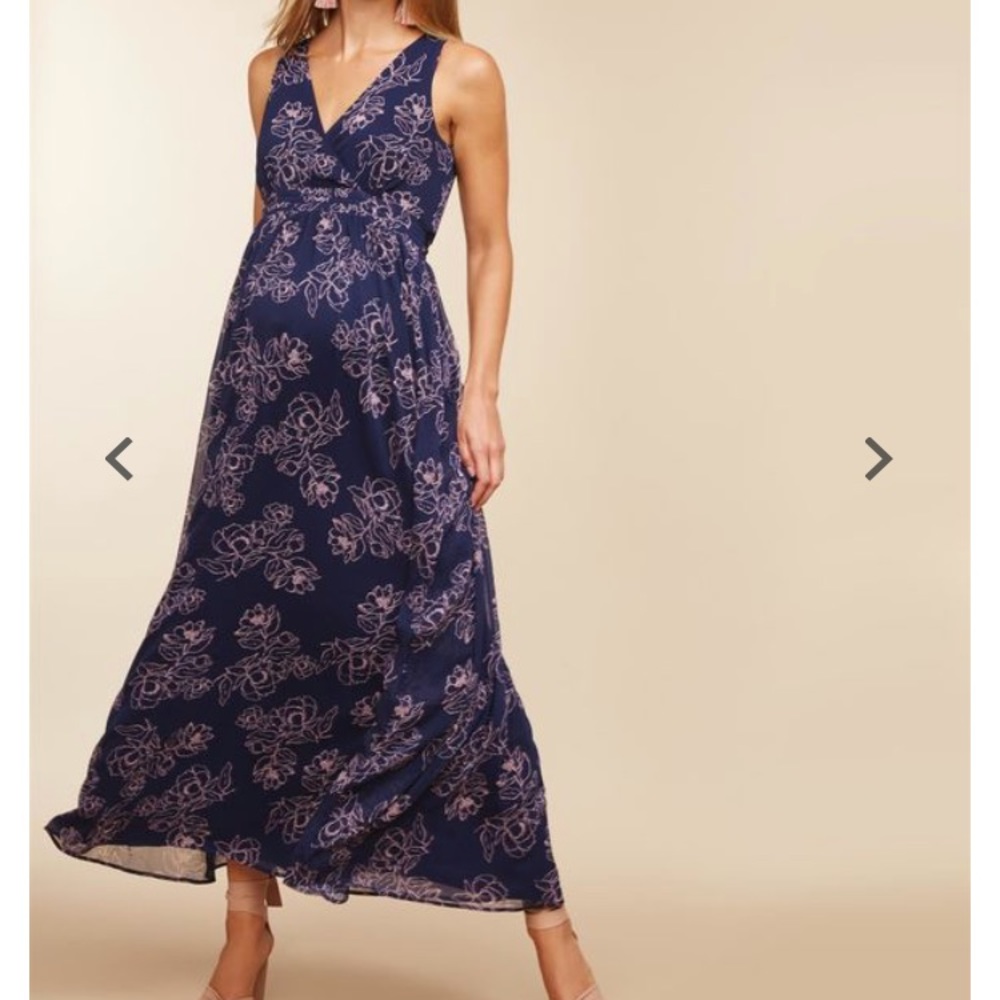 Motherhood Maternity Floral Maxi Dress